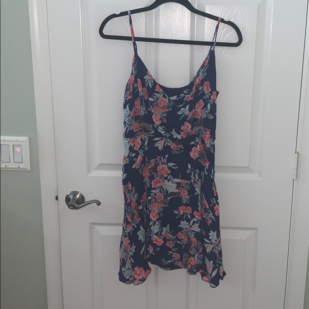 Navy Floral Parker Dress